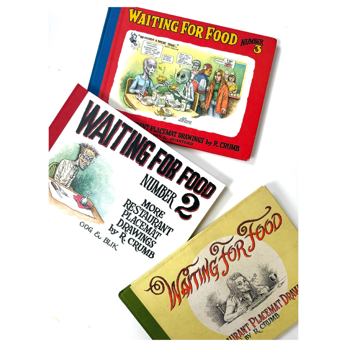［3冊セット］R. CRUMB クラム 『 Waiting For Food 』 3冊セット］R. CRUMB クラム 『 Waiting For Food 』 Waiting