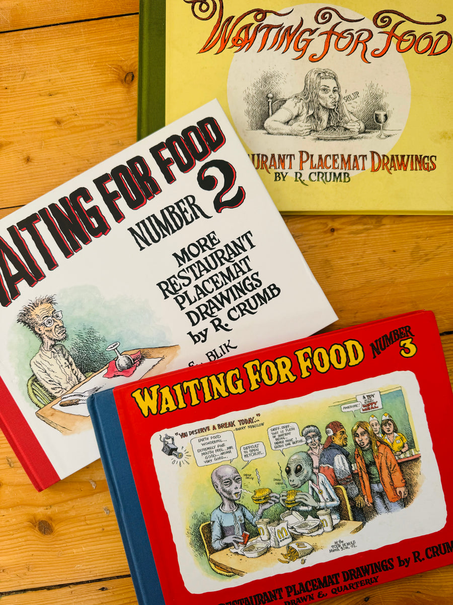 Robert Crumb's Waiting for Food No. 1-3, First Editions