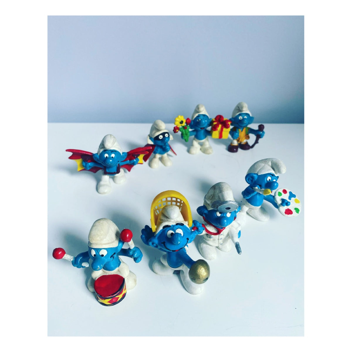 Smurf Miniatures 1970s Colourful Fable