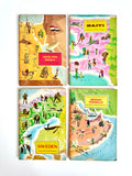 Set of Four Around the World Programs, American Geographical Society, 1950s/60s