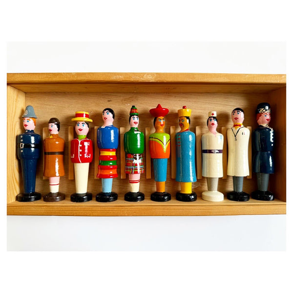 Wooden Dolls by Bert Airey, Toymaker of the Realm, 1930s