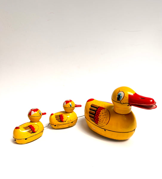 Tinplate Duck Family, 1950s