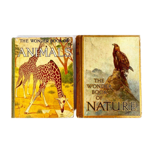 Set of Two Wonder Books, Nature and Animals, 1920s