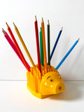 Vintage Porcupine Pencil Holder, 1980s