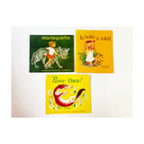 Set of Three Père Castor Books, French Language, 1950s/60s