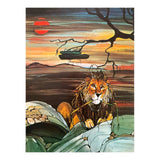 Lion and Blue by Robert Vavra, First Edition, 1974