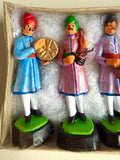 Set of vintage Indian Musician Figures