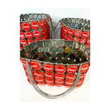 Vintage Coca Cola Bottle Top Storage Baskets