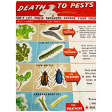 Ministry of Agriculture and Fisheries, Death to Pests Poster, 1951