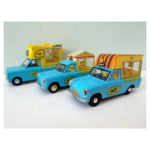 Set of Three Vintage Walls Ice Cream Vans by Oxford Diecast