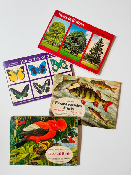 Set of Four Brooke Bond Picture Card Books, 1960s