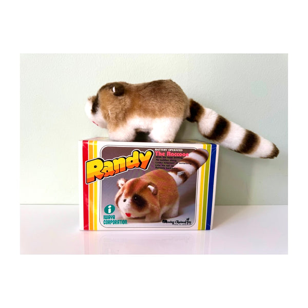 Randy Raccoon Vintage Toy, 1983