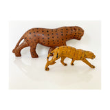 Leopard and Tiger Set, 1970s and 1930s