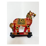 Hand-painted Wooden Pull Toys on Wheels, 1950s