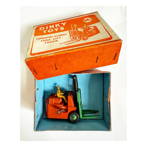 A boxed Dinky 14C Coventry Climax Forklift Truck