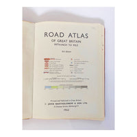Vintage Leather UK Road Atlas