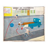 Cycling Safety Poster, Éditions Rossignol,