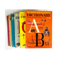 Set of Six Golden Book Illustrated Dictionaries, 1961