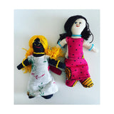 Pair of Handmade African Dolls